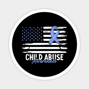 Child Abuse Prevention Awareness Month Blue Ribbon gift idea Magnet